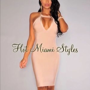 Lot of 3 hms bandage dresses small